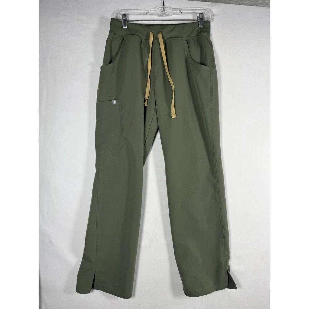 Figs Scrub Set Women Moss X/S (Small) Rafaela Oversized Top Kade Cargo Pants S/P